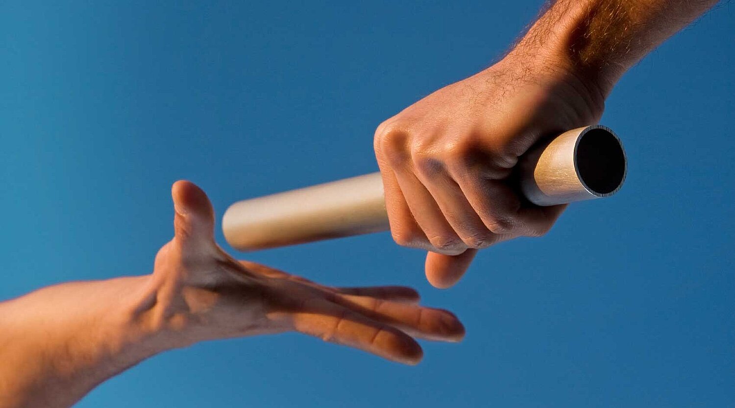 Foto Staffelübergabe